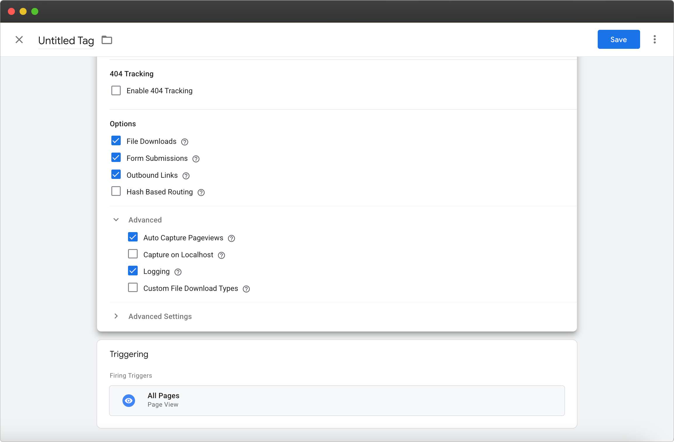 init-tag-settings