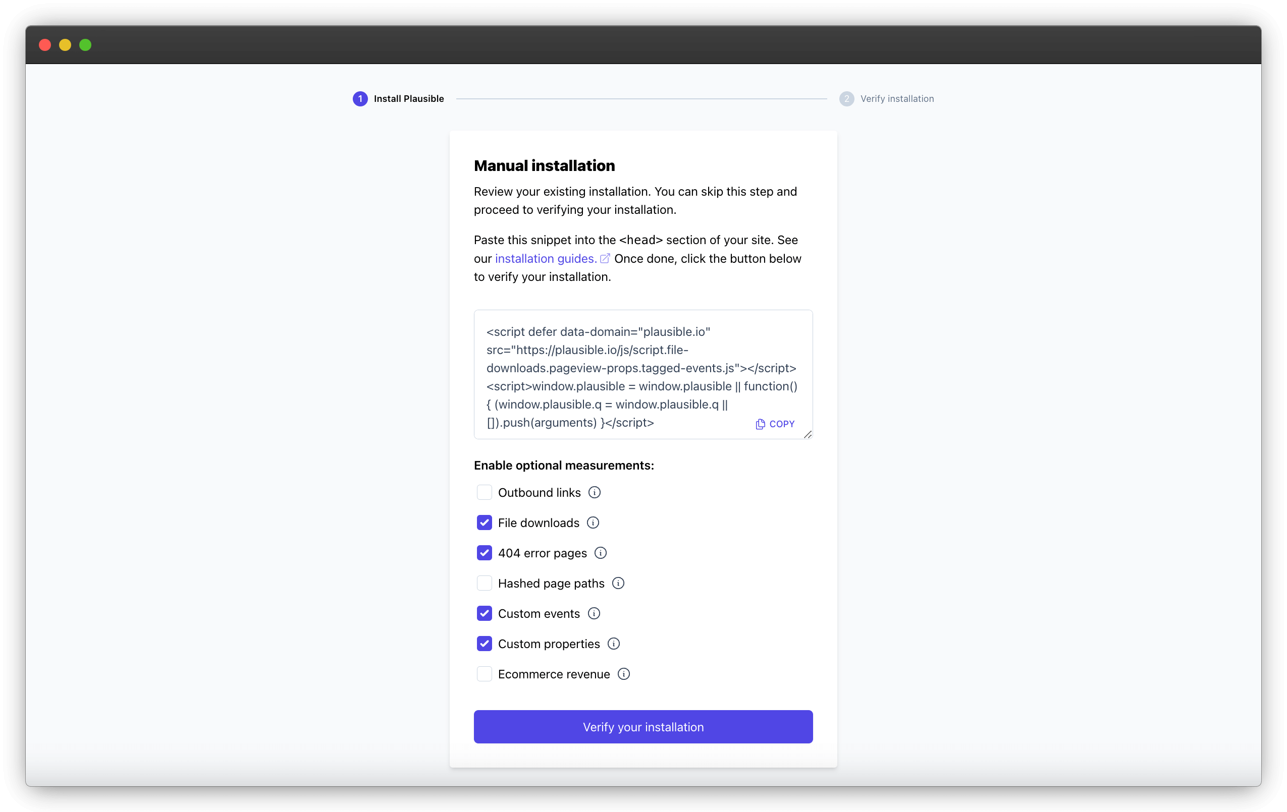 Setting up enhanced measurements in Plausible with a simple checklist Setting up enhanced measurements in Plausible with a simple checklist